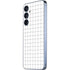 White Grid Galaxy A35 5G Skin